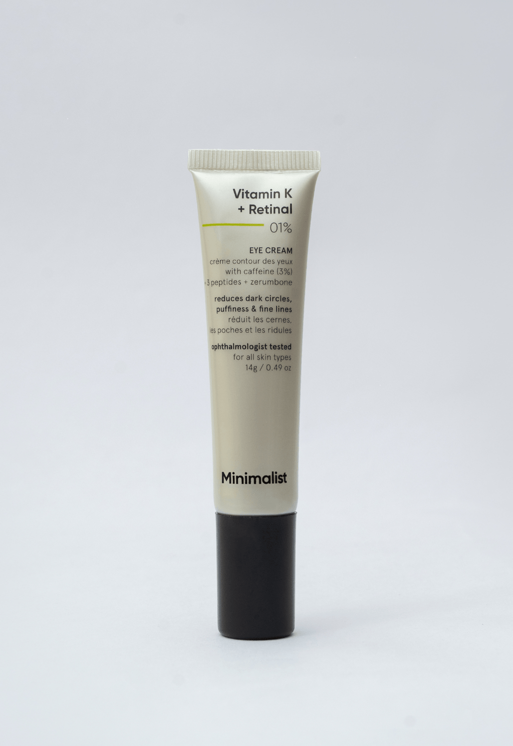 Vitamin K Retinal 01 Eye Cream that reduces dark circles