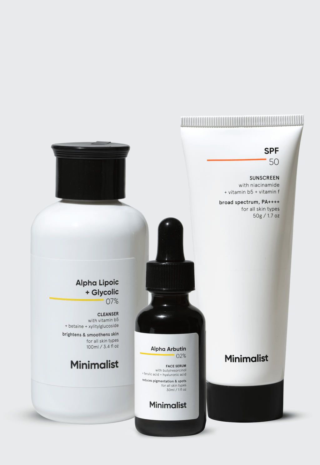 AntiPigmentation Skincare Kit Minimalist