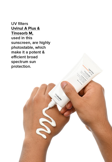 Minimalist Light Fluid SPF 50 Sunscreen PA++++ 50 ml