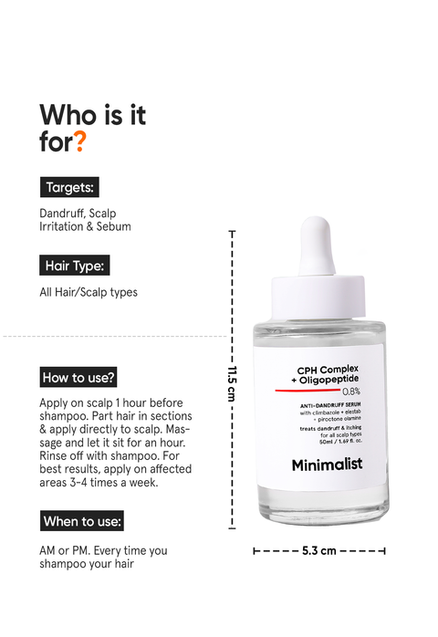 Minimalist Anti-Dandruff Hair Serum 50 ml