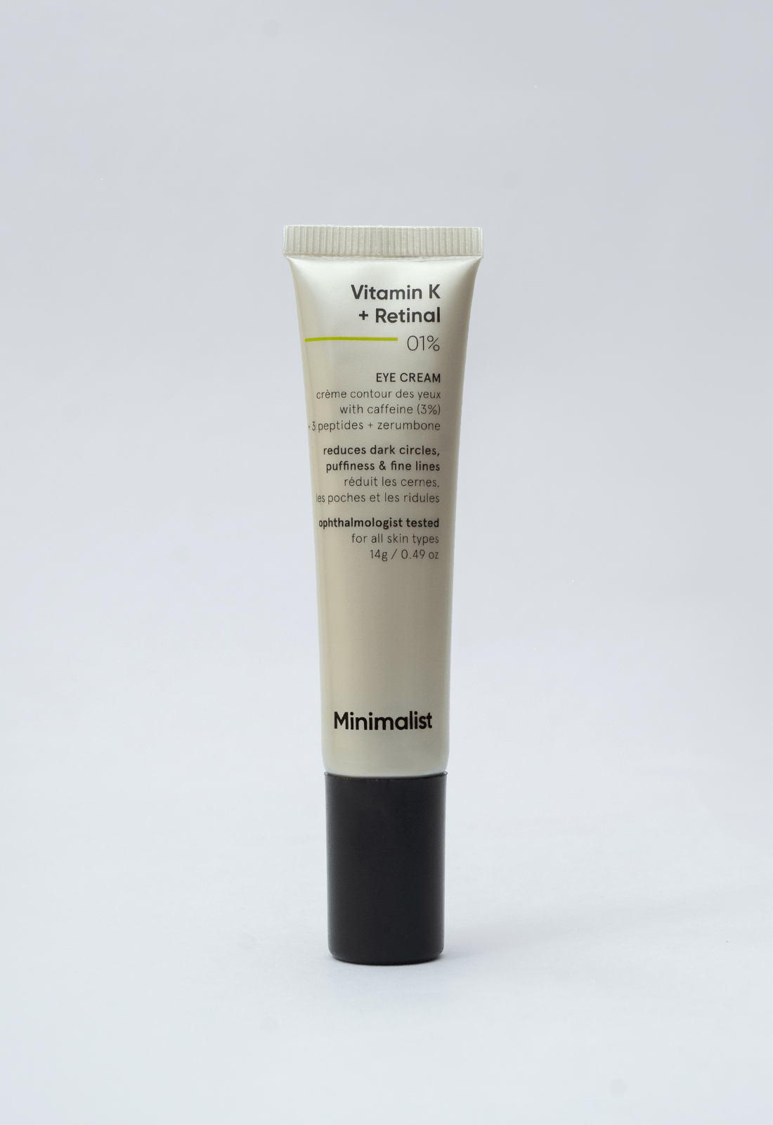 Vitamin K Retinal 01 Eye Cream that reduces dark circles
