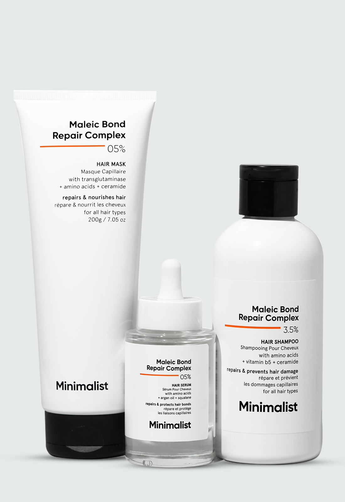 Maleic Bond Repair Complex Hair Care Trio 100 ml - Image 1