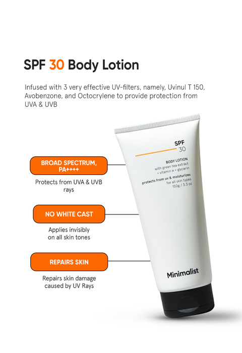 Minimalist SPF 30 Body Sunscreen 150 g