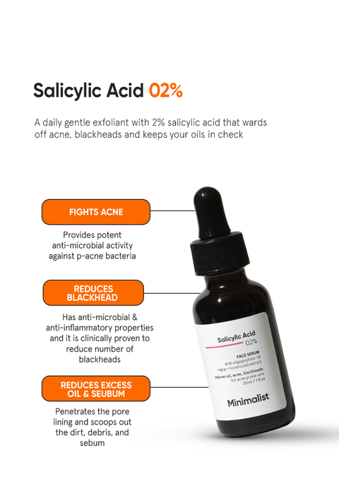 Minimalist Salicylic Acid 2% Face Serum 30 ml
